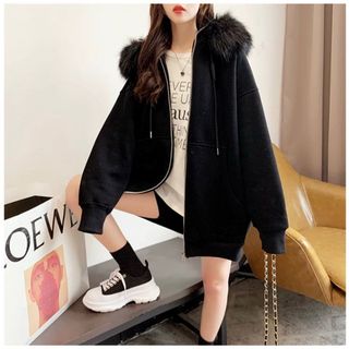 ÁO KHOÁC HOODIE NỈ BÔNG NAM NỮ VÀNH NÓN LÀM BẰNG LÔNG VŨ SIÊU ẤM CHẤT LIỆU VẢI DÀY DẶN FORM RỘNG BAO ĐẸP ÁO HOT TREND-HTM FASHION