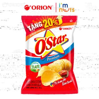 Bánh Snack khoai tây Ostar Orion đủ vị gói nhỏ và gói lớn