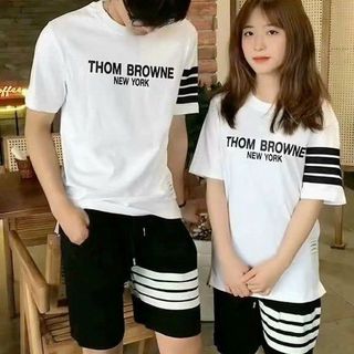 ĐỒ BỘ NAM NỮ MÙA HÈ DÁNG THỂ THAO CHẤT VẢI THUN COTTON ĐỘ CO GIÃN CAO CẤP - HTM FASHION giá sỉ