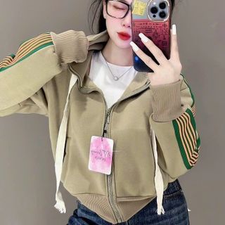 ÁO KHOÁC NỮ KIỂU LỬNG CROPTOP DÁNG TAY PHỒNG SIÊU ĐẸP CHẤT VẢI DÀY DẶN CÓ SỌC CÁNH TAY ÁO ĐẸP HÀNG HOT TREND-HTM FASHION