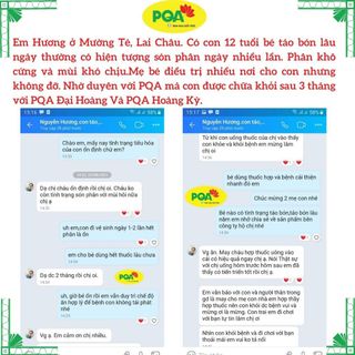 PQA Đại Hoàng viên nang - dùng cho người bị táo bón, người có thói quen ít ăn rau, thiếu chất xơ giúp hỗ trợ nhuận tràng, thông tiện, giảm táo bón.