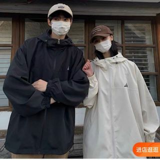 ÁO KHOÁC DÙ 2 LỚP NAM NỮ CỔ CAO CÓ NÓN & DÂY RÚT XỊN XÒ - HTM FASHION