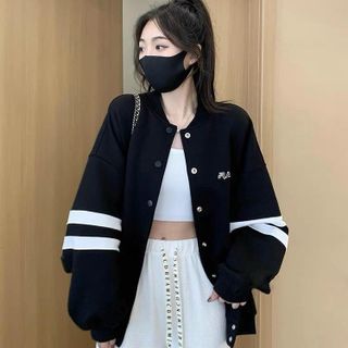 ÁO KHOÁC BOMBER NAM NỮ CHẤT THUN NỈ LOGO RAC.K SIÊU NGẦU - HTM FASHION giá sỉ