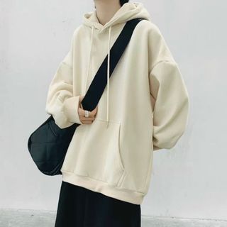 ÁO HOODIE NỈ BÔNG TRƠN FORM RỘNG NAM NỮ CÓ MŨ CAO CẤP - HTM FASHION