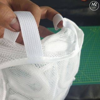 Túi lưới giặt giày hình vuông thoáng khí