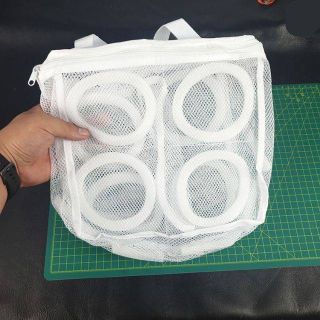 Túi lưới giặt giày hình vuông thoáng khí