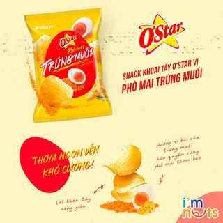 Bánh Snack khoai tây Ostar Orion đủ vị gói nhỏ và gói lớn giá sỉ