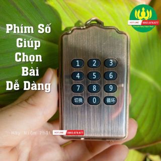 Máy niệm kinh đeo cổ 35 bài