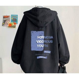 ÁO KHOÁC DÙ NAM NỮ 2 LỚP CÓ NÓN IN HỌA TIẾT CHỮ YOUTH KIỂU DÁNG CÁ TÍNH BAO NGẦU - HTM FASHION