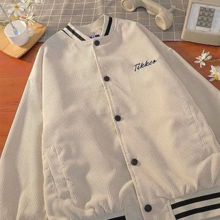 ÁO KHOÁC BOMBER NHUNG NAM NỮ NÚT BẤM THÊU HỌA TIẾT TIKKEO KHÔNG NÓN SIÊU ĐẸP HOT TREND - HTM FASHION