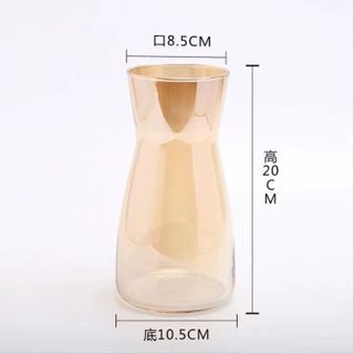 BÌNH HOA THỦY TINH 20cm MẠ ION 3 MÀU ĐƠN GIẢN giá sỉ-giá bán buôn