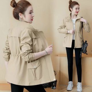 ÁO KHOÁC KAKI NỮ 2 LỚP TÚI HỘP CÁ TÍNH SIÊU ĐẸP HOT TREND - HTM FASHION