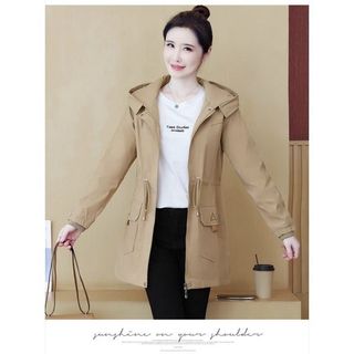 ÁO KHOÁC KAKI NỮ DÁNG DÀI FORM RỘNG PHONG CÁNH HÀN QUỐC CHỐNG NẮNG CHỐNG GIÓ HOT TREND - HTM FASHION