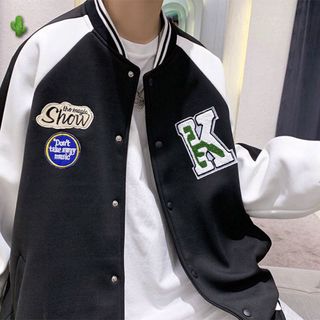ÁO KHOÁC BOMBER NỈ NÔNG IN HỌA TIẾT CHỮ K SIÊU HOT - HTM FASHION