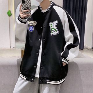 ÁO KHOÁC BOMBER NỈ NÔNG IN HỌA TIẾT CHỮ K SIÊU HOT - HTM FASHION