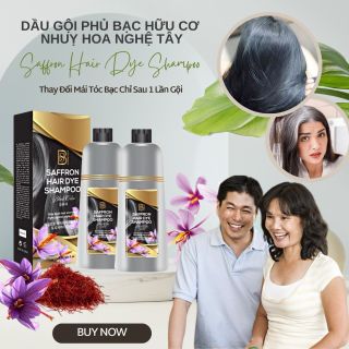 Dầu gội phủ bạc tinh chất saffron