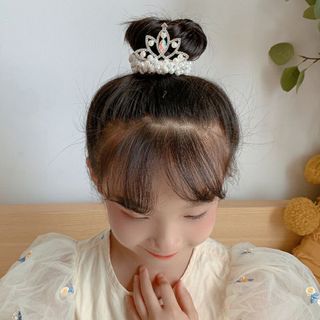 Dây Cột Tóc Đính Hạt Vương Miệng
