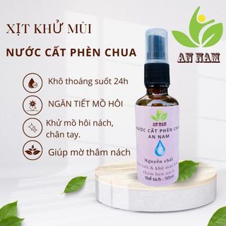 Nước cất phèn chua khử hôi nách, hôi chân - 100ml