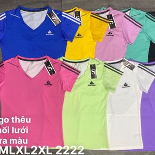 Áo nữ A cổ tim phối lướii mới nhất 2023 Thể Thao cao cấp Siêu Đẹp Giá Sỉ,