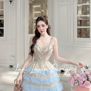 Váy Dự Tiệc SM hang dep như ảnh,mạc xinh lam (sh)