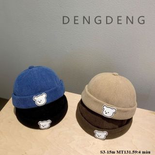 Mũ tròn gấu S3-15m MT131.59
