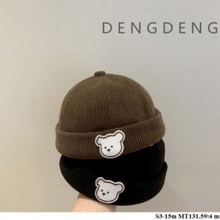 Mũ tròn gấu S3-15m MT131.59