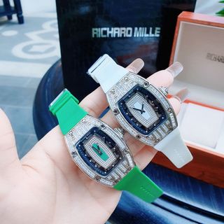 ĐỒNG HỒ CAO SU NỮ SIÊU CẤP RICHA VIỀN ĐÁ