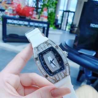 ĐỒNG HỒ CAO SU NỮ SIÊU CẤP RICHA VIỀN ĐÁ