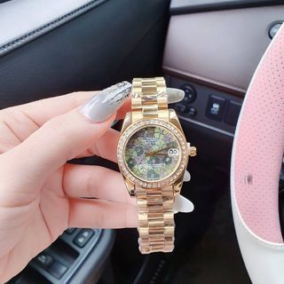 ĐỒNG HỒ TRUNG CẤP NỮ RÔ.LEX MẶT HOA
