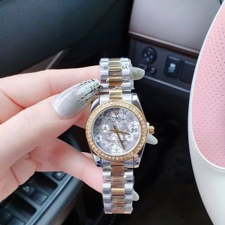 ĐỒNG HỒ TRUNG CẤP NỮ RÔ.LEX MẶT HOA