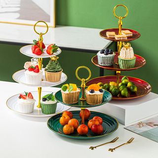 KHAY ĐỰNG BÁNH KẸO 3 TẦNG DECOR