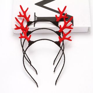 Cài tóc tuần lộc, băng đô noel sừng trơn