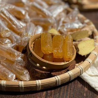 GỪNG DẺO SỢI VIÊN, GỢI NHỚ SỰ NGỌT NGÀO ẤM CÚNG TÌNH THÂN 500G - WINNIE HOUSE
