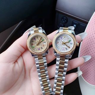 ĐỒNG HỒ TRUNG CẤP NỮ RÔ.LEX MẶT HỘT