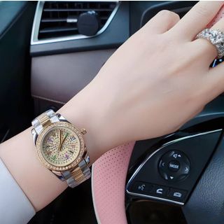 ĐỒNG HỒ TRUNG CẤP NỮ RÔ.LEX MẶT HỘT