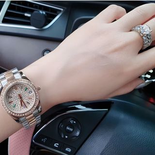 ĐỒNG HỒ TRUNG CẤP NỮ RÔ.LEX MẶT HỘT
