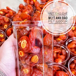 MỨT ĐÀO CHẺ ĐÔI, ĂN SIÊU GHIỀN, HÀNG SẠCH LOẠI 1 500G - WINNIE HOUSE