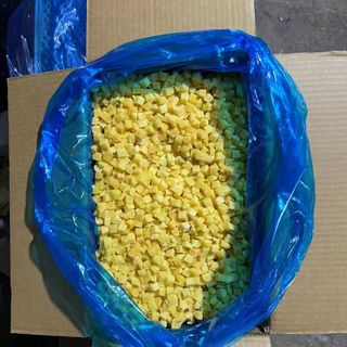 Cung cấp nguyên liệu trái cây đông lạnh - đào vàng đông lạnh cắt hạt lựu