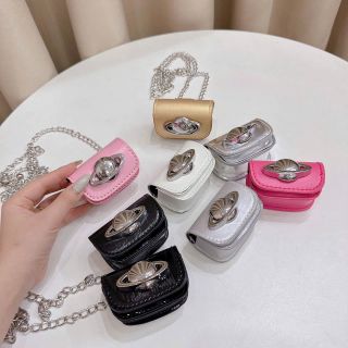 [ NEW MINI ] Túi Mini dây xích Logo 3D trẻ trung độc đáo cho nữ phù hợp đi chơi