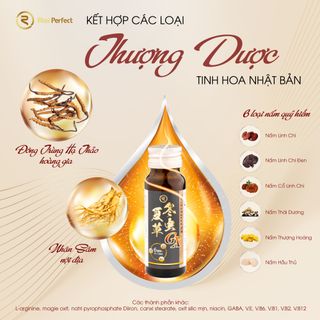 Nước uống Đông trùng nhân sâm Tochukasou GX - Reiperfect Nhật Bản