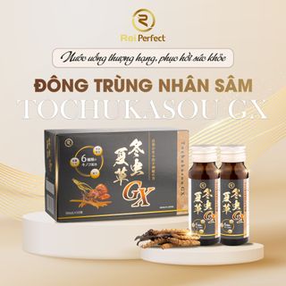 Nước uống Đông trùng nhân sâm Tochukasou GX - Reiperfect Nhật Bản