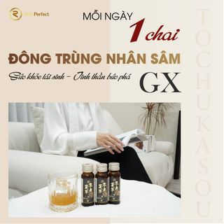 Nước uống Đông trùng nhân sâm Tochukasou GX - Reiperfect Nhật Bản