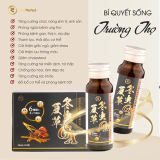 Nước uống Đông trùng nhân sâm Tochukasou GX - Reiperfect Nhật Bản