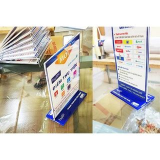 Menu mica để bàn A5 14.8x21cm