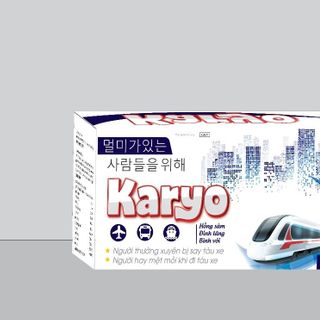 Combo 10 hộp say xe nước KARYO giúp giảm mệt mỏi, hồi phục và cải thiện sức khỏe, giảm cảm giác buồn nôn hộp 10 chai