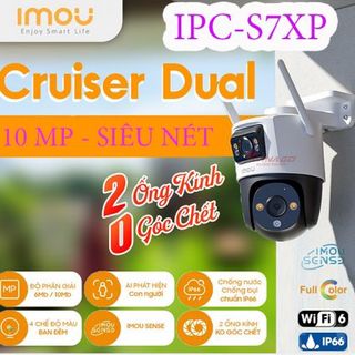 Camera Wifi iMOU Cruiser Dual 10MP IPC-S7XP-10M0WED Xoay 360 Ngoài Trời giá sỉ
