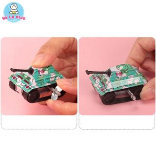 Đồ chơi xe tăng vặn cót mini cho bé Hồ Lô Kids