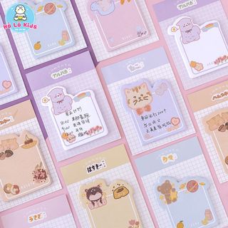 Giấy ghi chú dễ thương, giấy note hình cute, giấy ghi chú nhiều mẫu đáng yêu Hồ Lô Kids