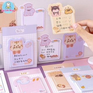 Giấy ghi chú dễ thương, giấy note hình cute, giấy ghi chú nhiều mẫu đáng yêu Hồ Lô Kids