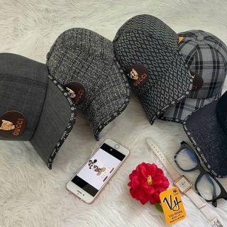 Nón lưỡi trai hình tròn đính chữ, hình CQ